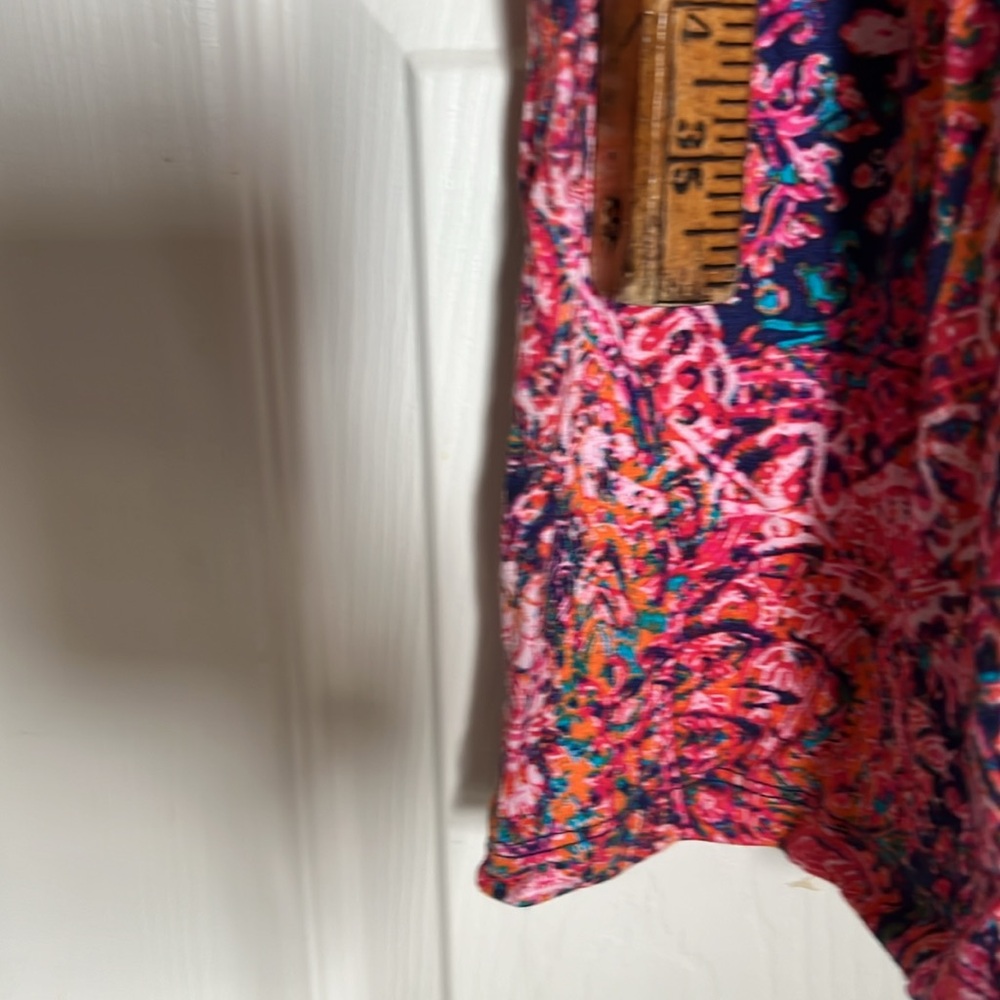 Cynthia Rowley • Maxi Skirt Stretchy Sideslit Summer Boho Jersey Size L - Picture 5 of 7